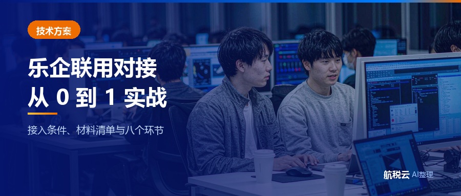 乐企联用接口从 0 到 1：一份给技术团队的对接实战指南