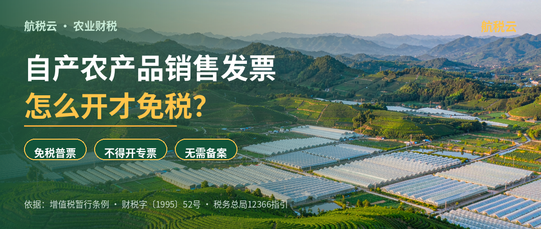 自产农产品销售发票怎么开？免税普票全流程与4个误区
